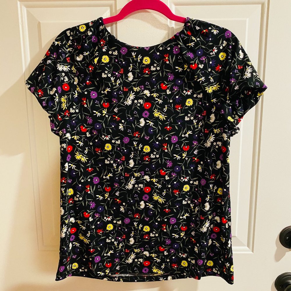 NEW! Banana Republic Floral Stretch Top Medium
